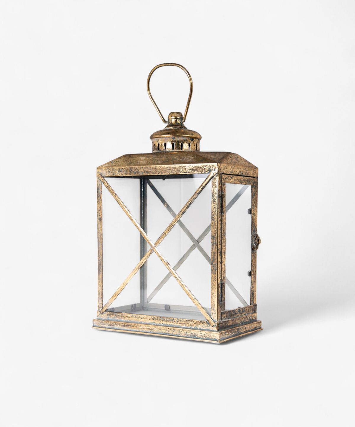 Calypso Lantern Small Aged Gold