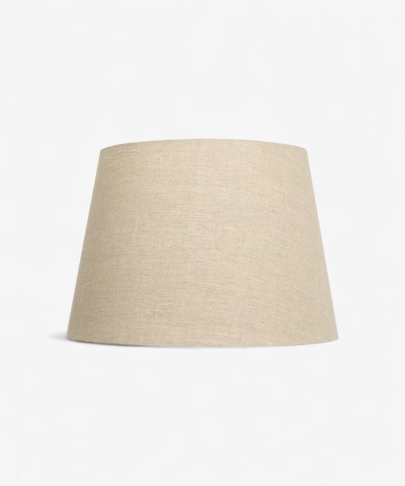 Tapered Drum Linen Shade Natural 50cm