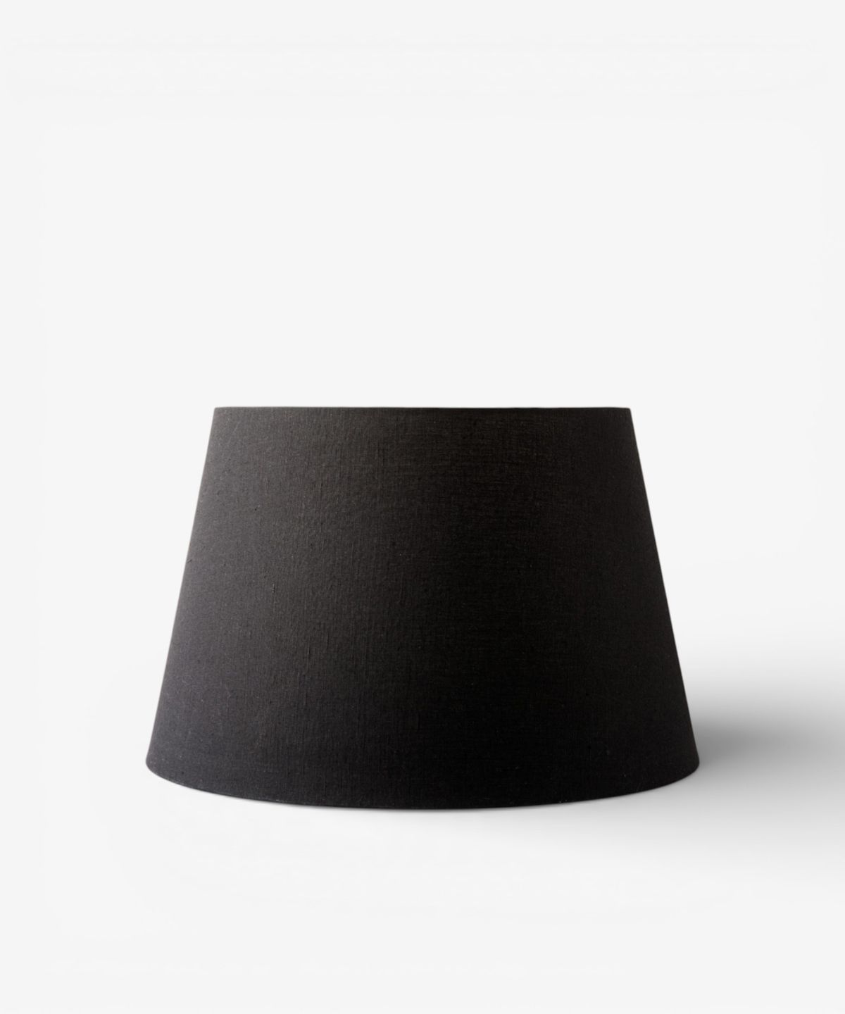 Tapered Drum Linen Shade Black 50cm