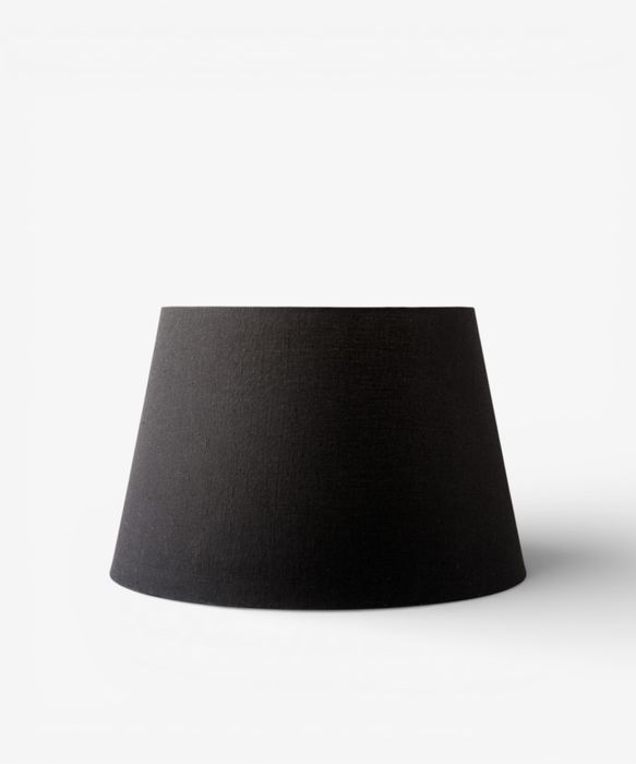 Tapered Drum Linen Shade Black 50cm