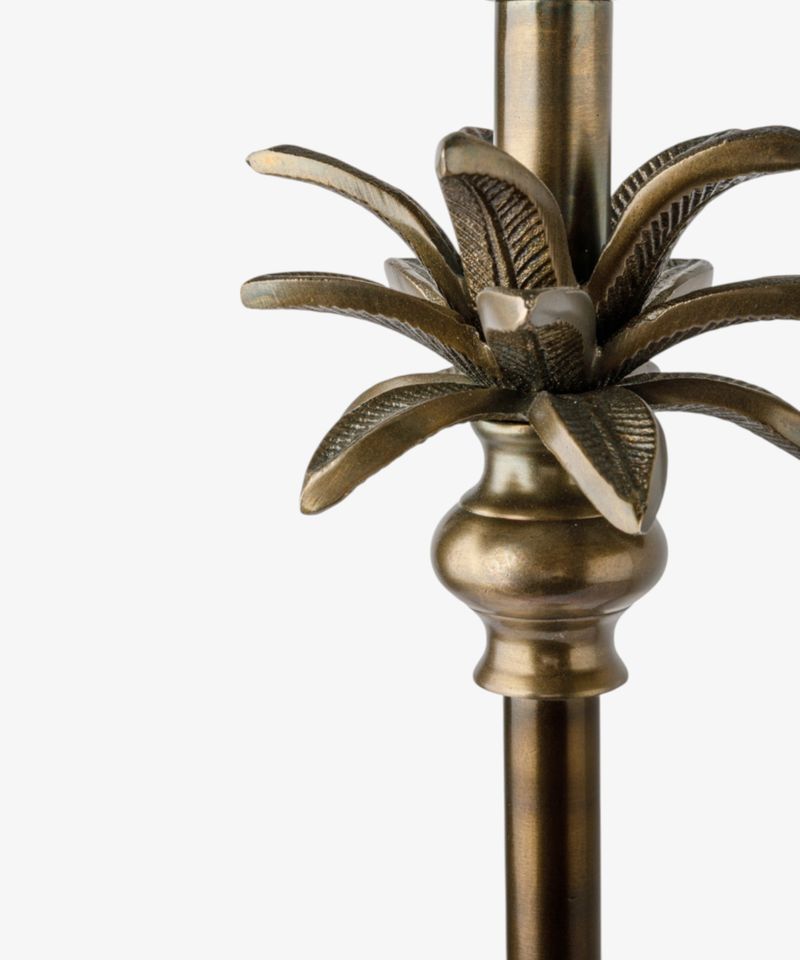Palmtree Lampbase Dark Brass