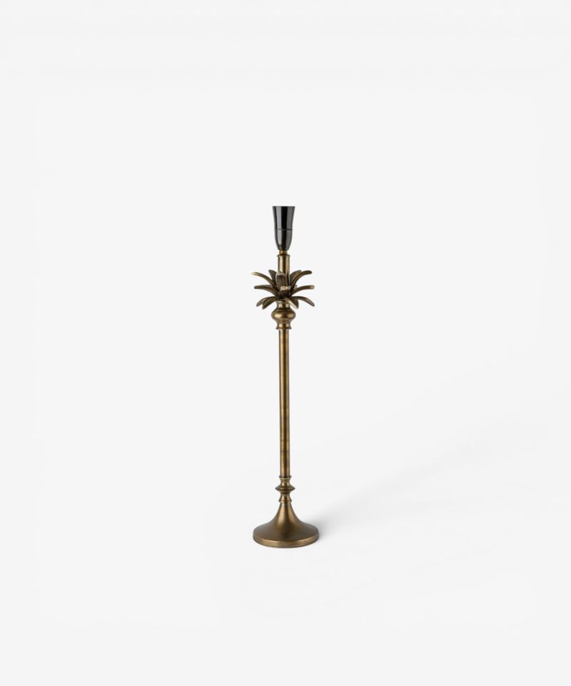 Palmtree Lampbase Dark Brass