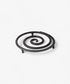 Spiral Forged Trivet Black
