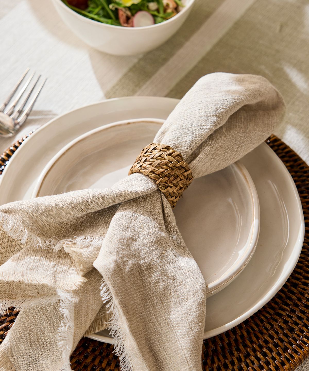 Woven Napkin Ring (4PC)