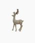 Scandi Deer with Red Beads Standing