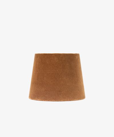 Tapered Drum Velvet Shade Gold 20cm