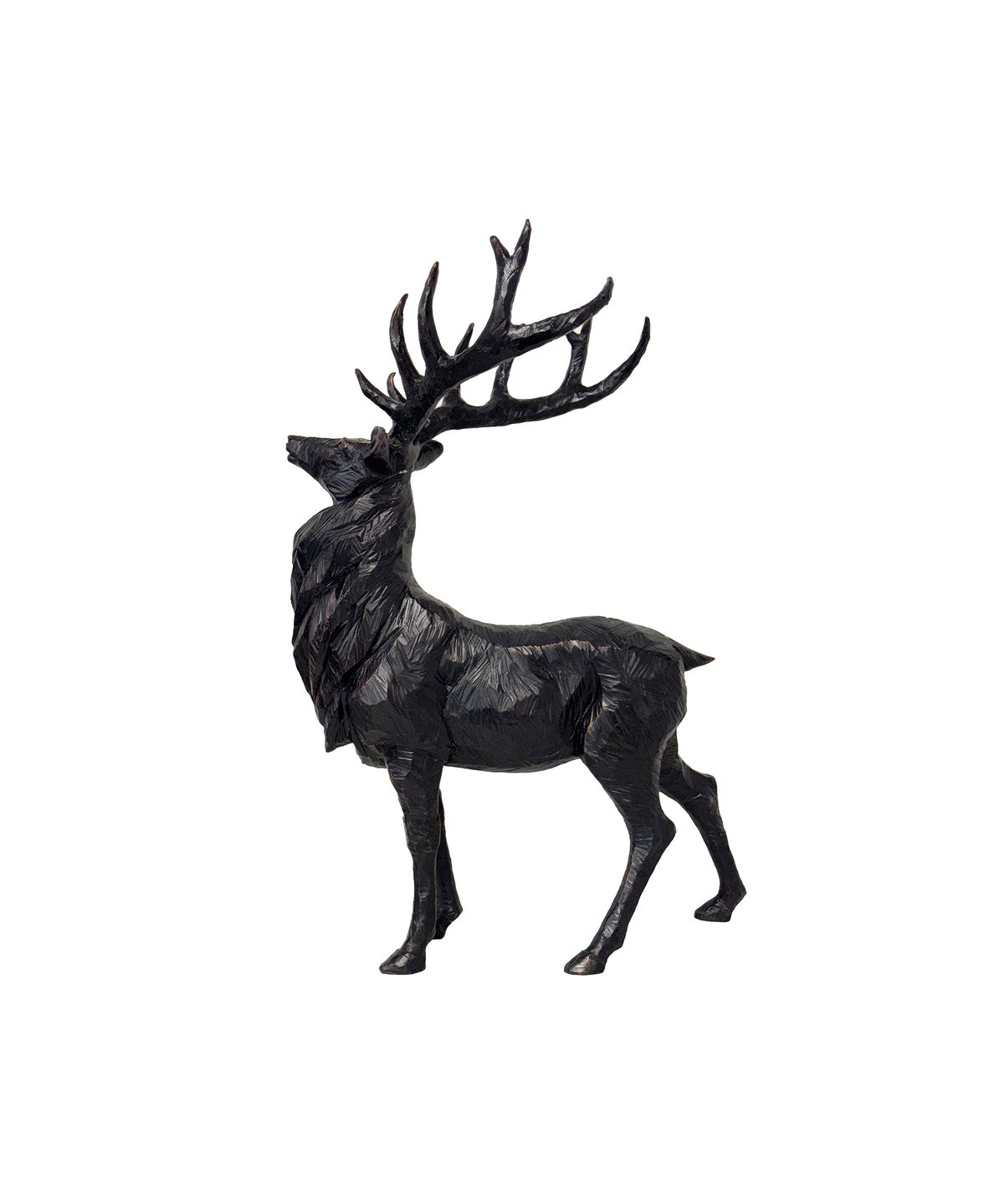 Black Stag Head Up