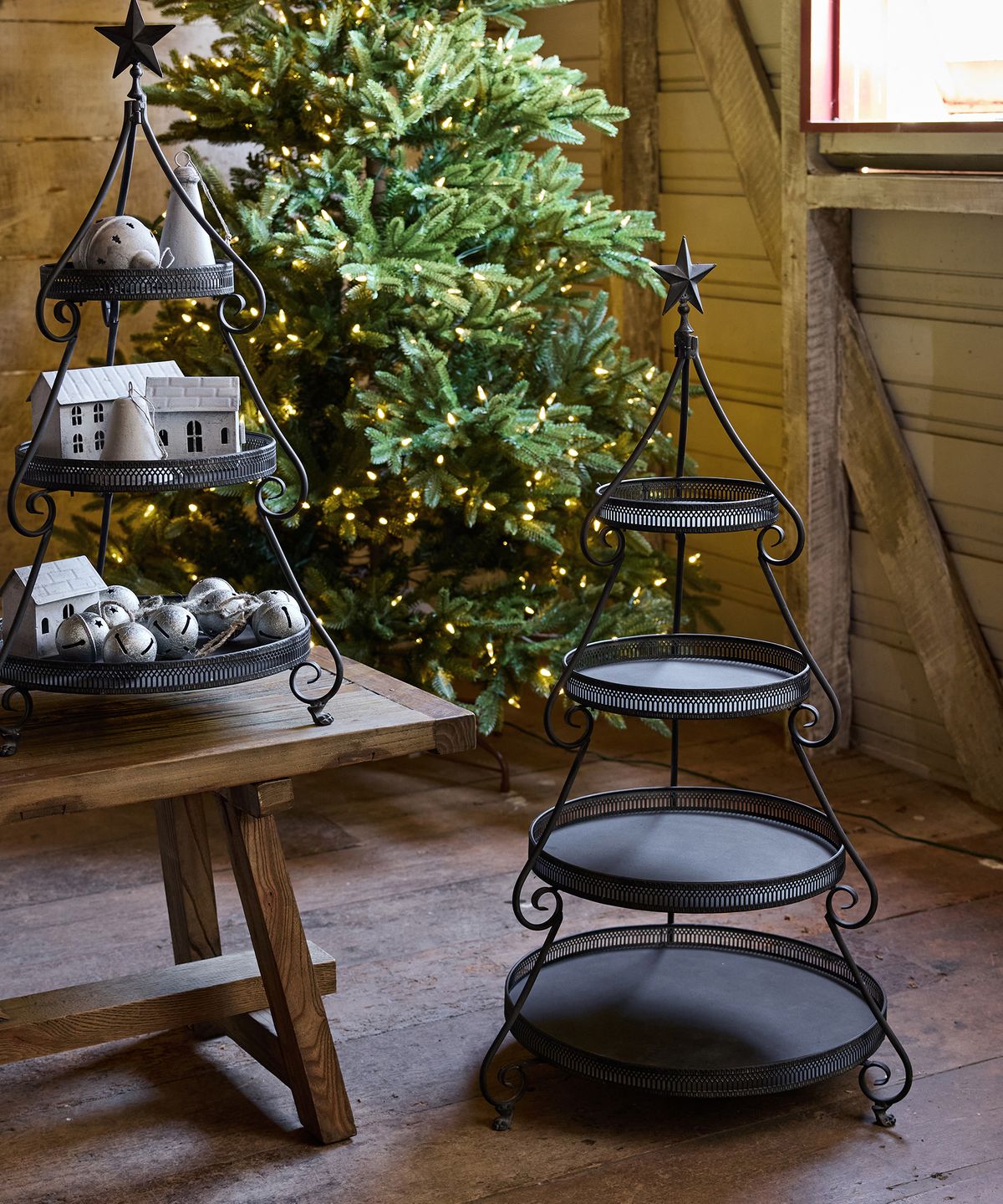 Tiered Christmas Stand Large