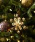 Hanging Jewelled Snowflake Ornament