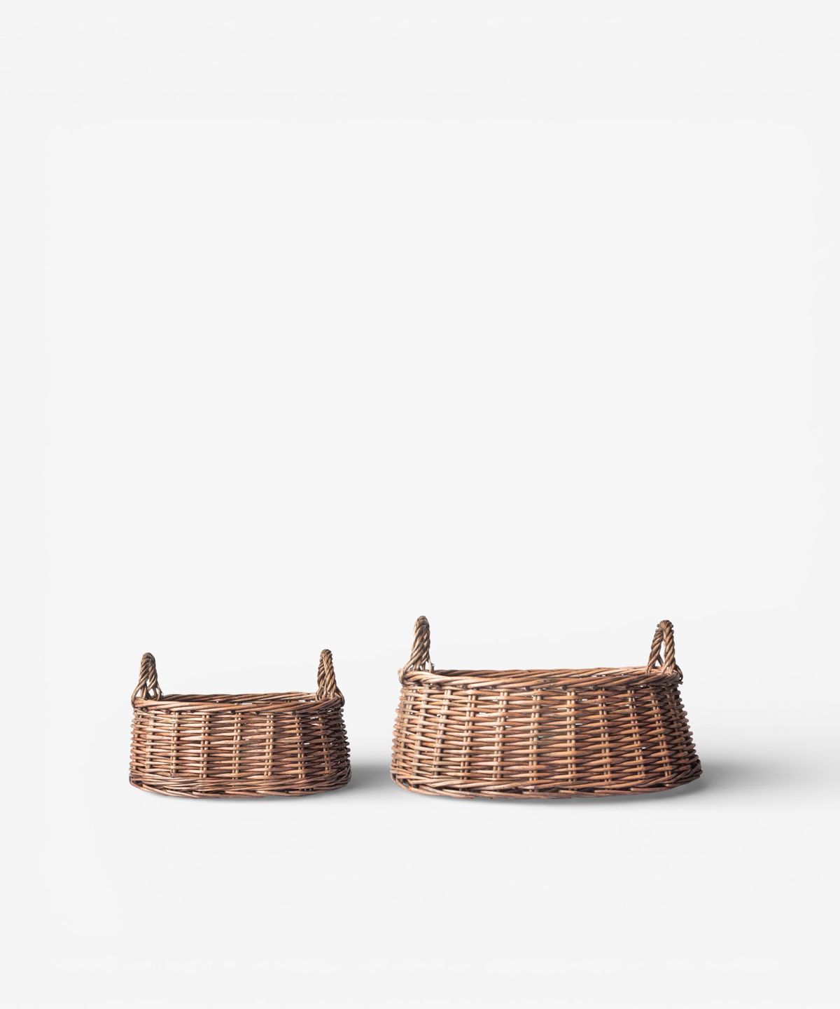 Set 2 Riviera Woven Low Baskets