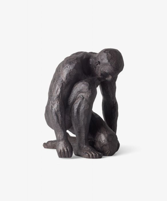 Migual Crouching Sculpture