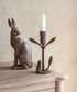 Rabbit & Leaf Candleholder Small