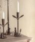 Rabbit & Leaf Candleholder Medium
