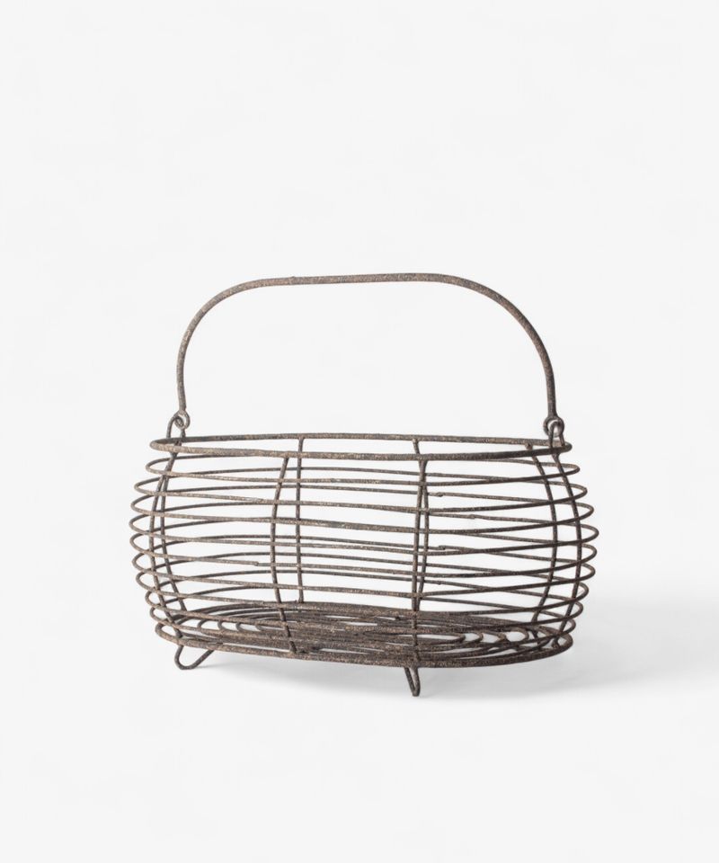 Wire Oval Egg Basket