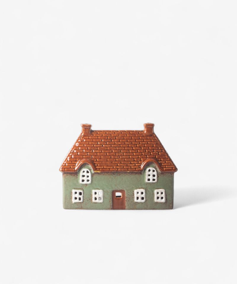 Cotswold Tea Light Cottage Seagreen