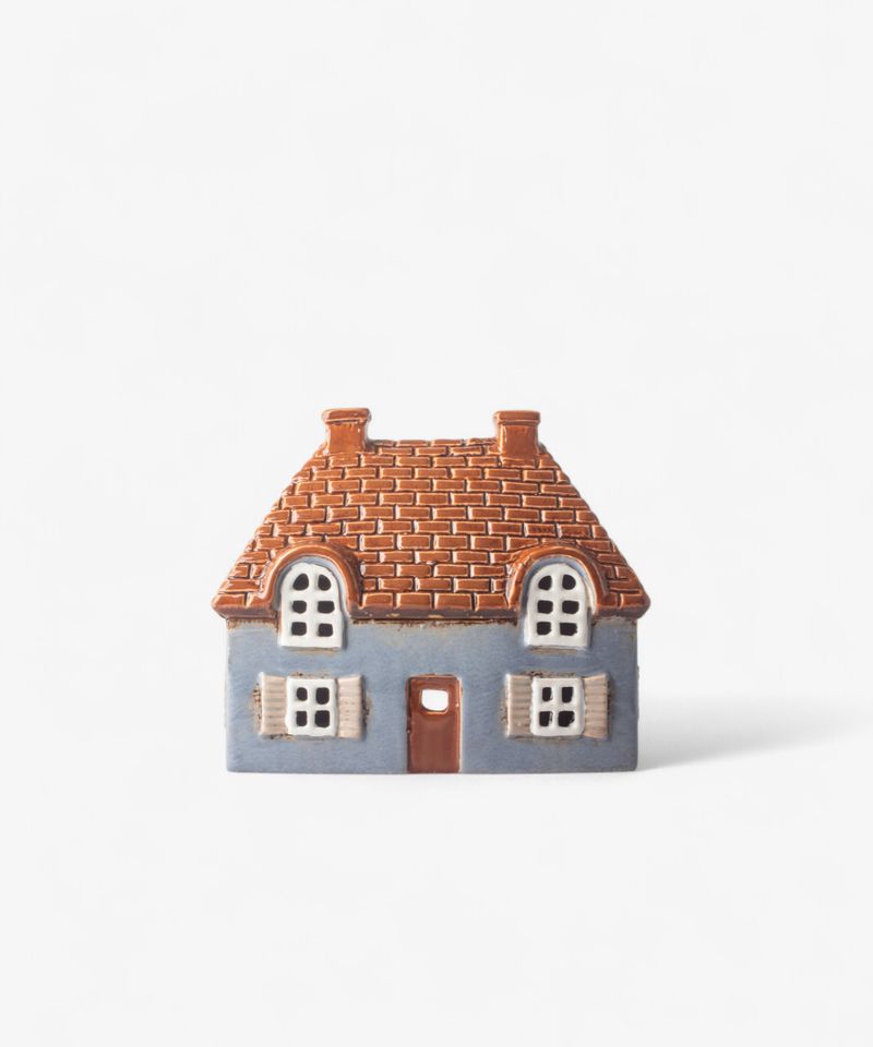 Cotswold Tea Light Cottage Blue