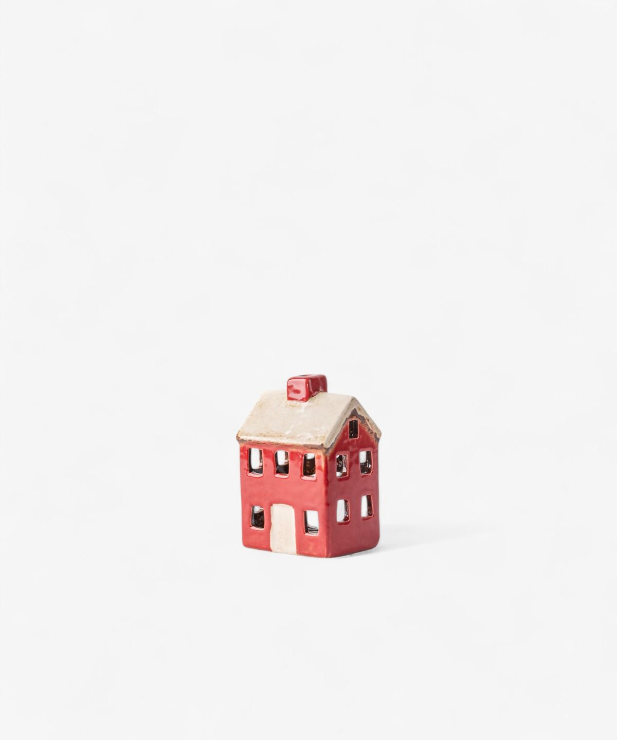 Alsace Petite Tea Light Chalet Red Cream