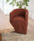 Blythe Slip Cover Tub Chair Rust