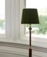 Tapered Drum Velvet Shade Olive 20cm