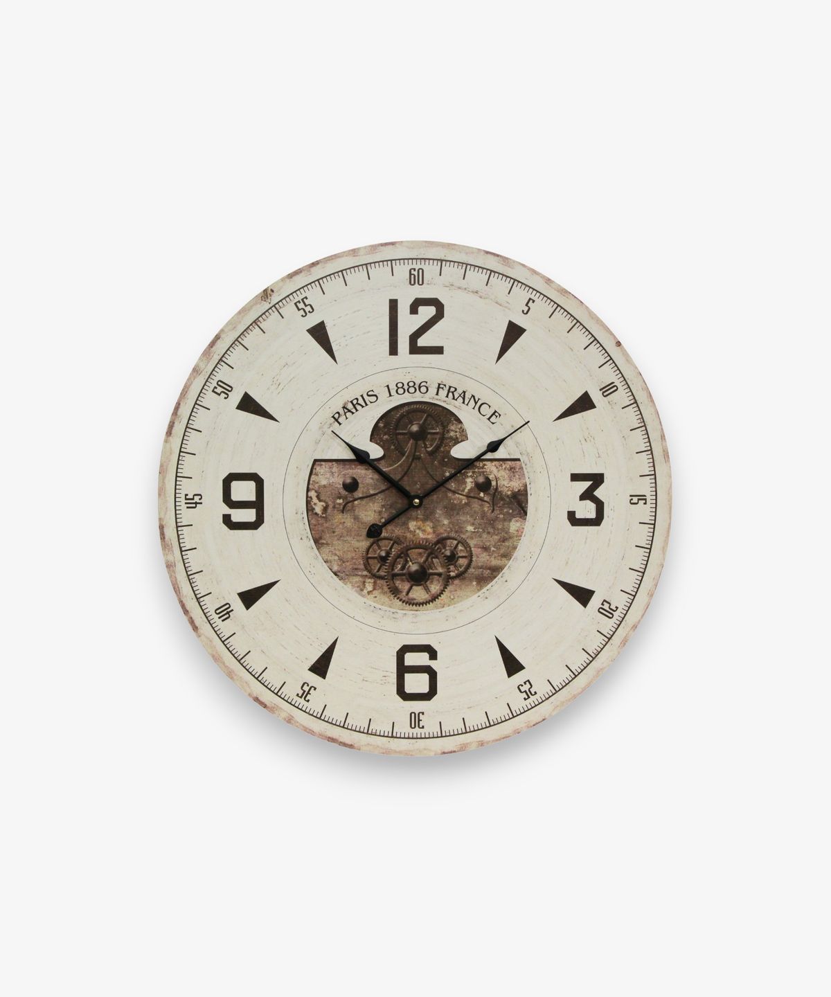 French Industrial Wall Clock