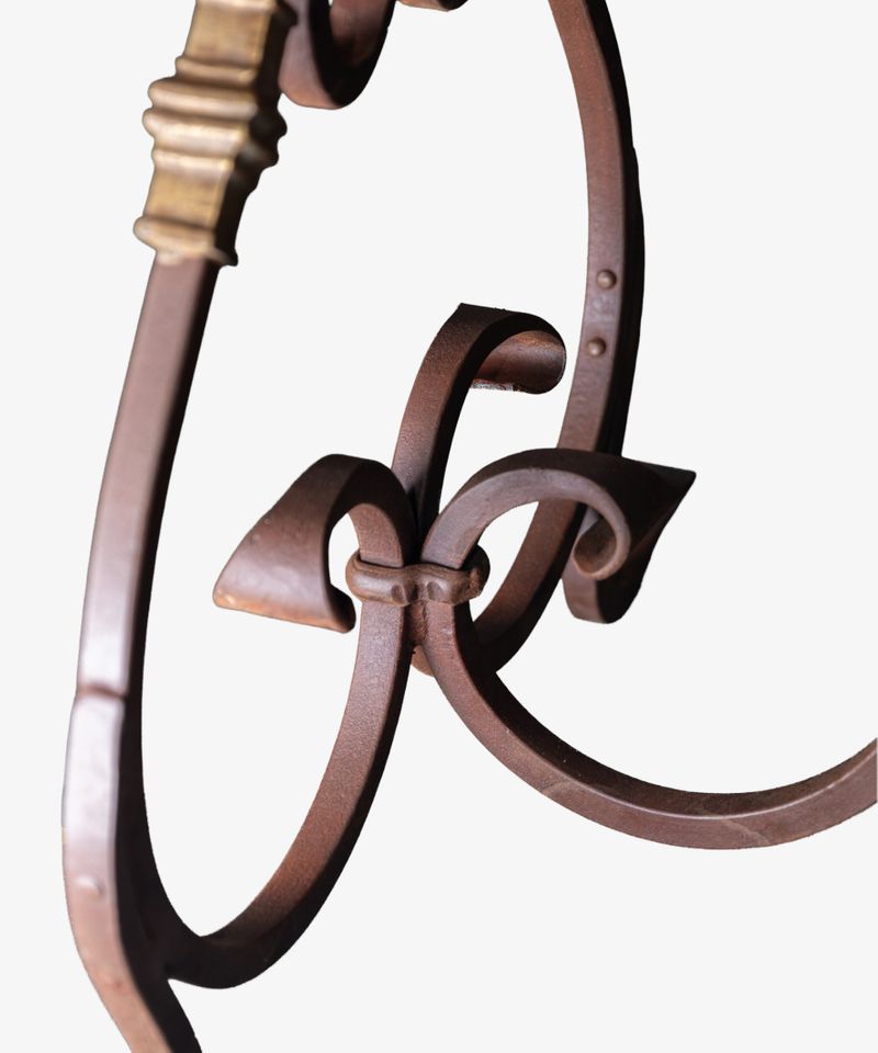 Plasire Iron Table Rustic Finish