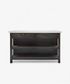 Lars Aged Black Kitchen Island Large