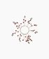 Beaded Napkin Ring Red