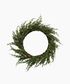 Cedar & Pinecone  Wreath with Lights 65cm