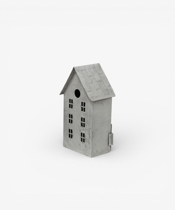 Tealight House Zinc Tall