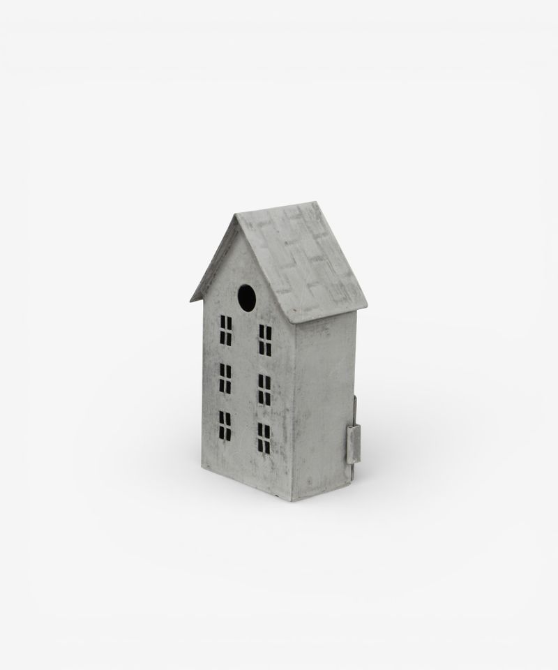 Tealight House Zinc Tall