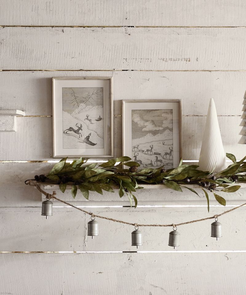 Reindeer Sleigh Scene Multiple Wall Art