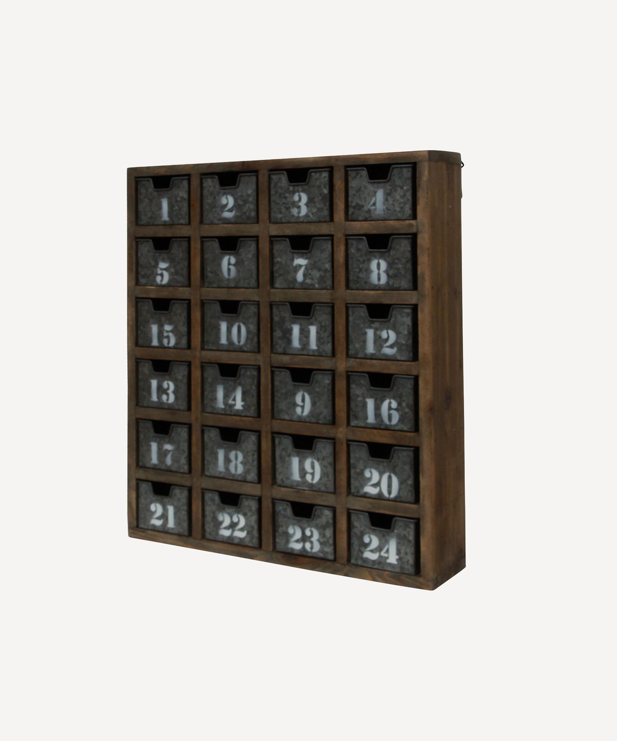 Rustic Wall Shelf with Drawers