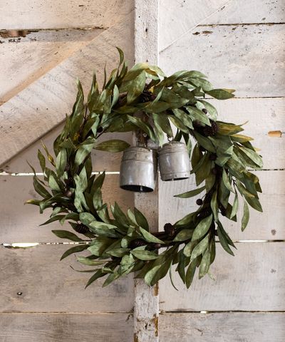 Eucalyptus & Brown Berry Wood Wreath Small