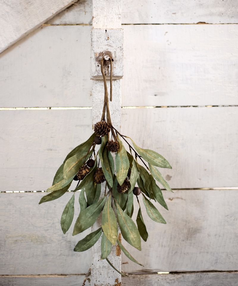 Eucalyptus & Brown Berry Wood Branch