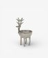 Reindeer Sweets Bowl Silver Large
