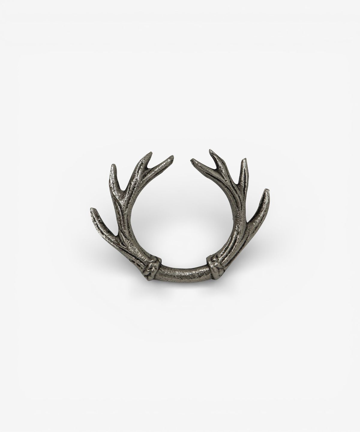 Antler Napkin Ring Silver