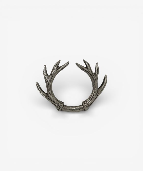 Antler Napkin Ring Silver