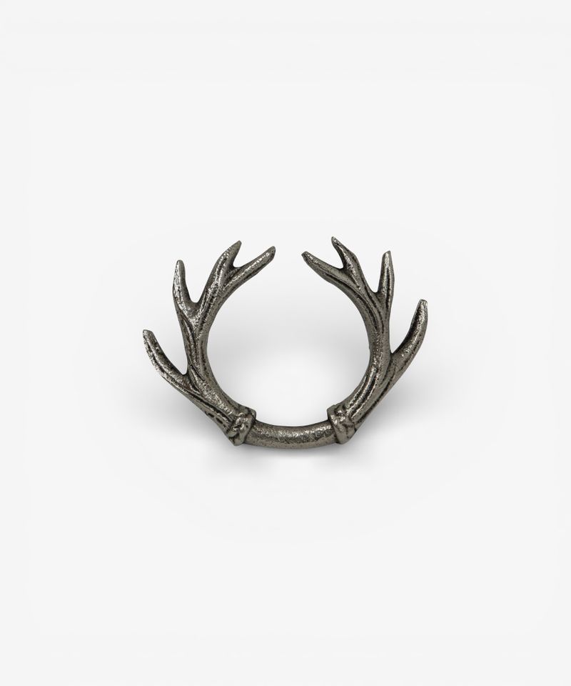 Antler Napkin Ring Silver