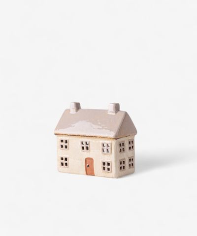 Alsace Cottage Tea Light Light Grey