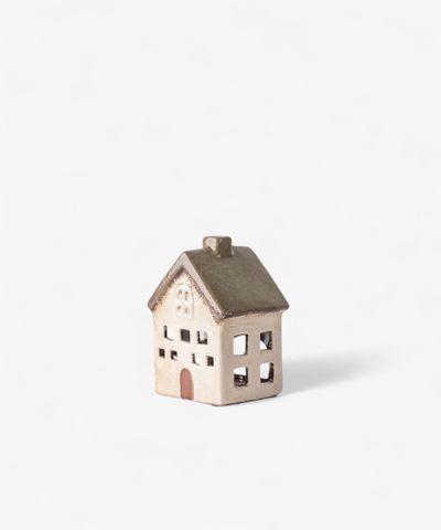 Alsace Tealight Villa Olive Green