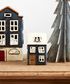 Alsace Tea Light House Navy