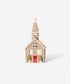 Alsace Tea Light Church Christmas Stone