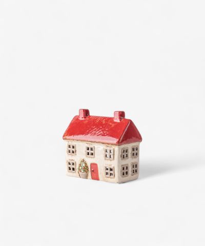 Alsace Tea Light Cottage Christmas Stone