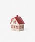 Alsace Tea Light Cottage Cream with Shutters