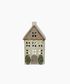 Christmas Tea Light House Stone with Pots Medium