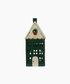 Christmas Tea Light House Green with Wreath Large