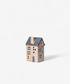 Saint Malo Tea Light House Blue Roof