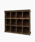 Wooden Cubby Wall Shelf Large