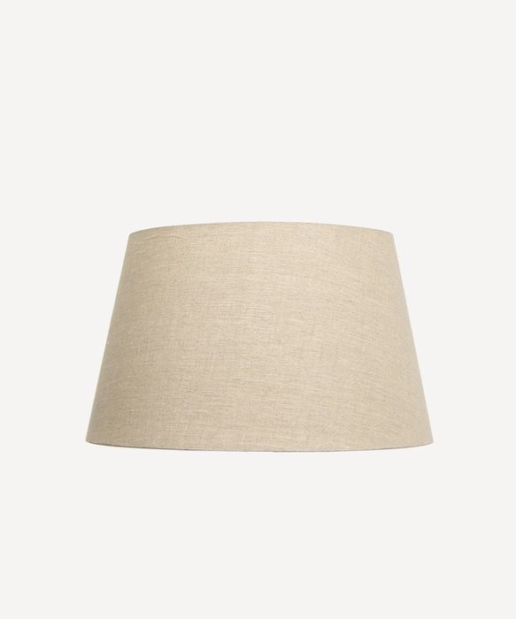 Tapered Drum Linen Shade Natural 40cm