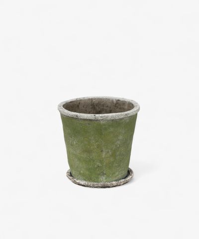 Evergreen Plant Pot & Saucer Medium